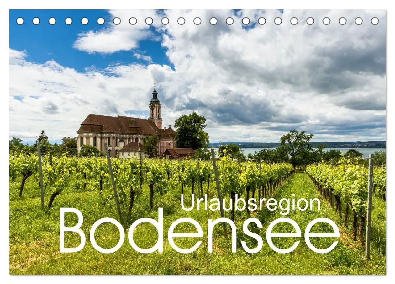 Cover: 9783457640074 | Urlaubsregion Bodensee (Tischkalender 2026 DIN A5 quer), CALVENDO...