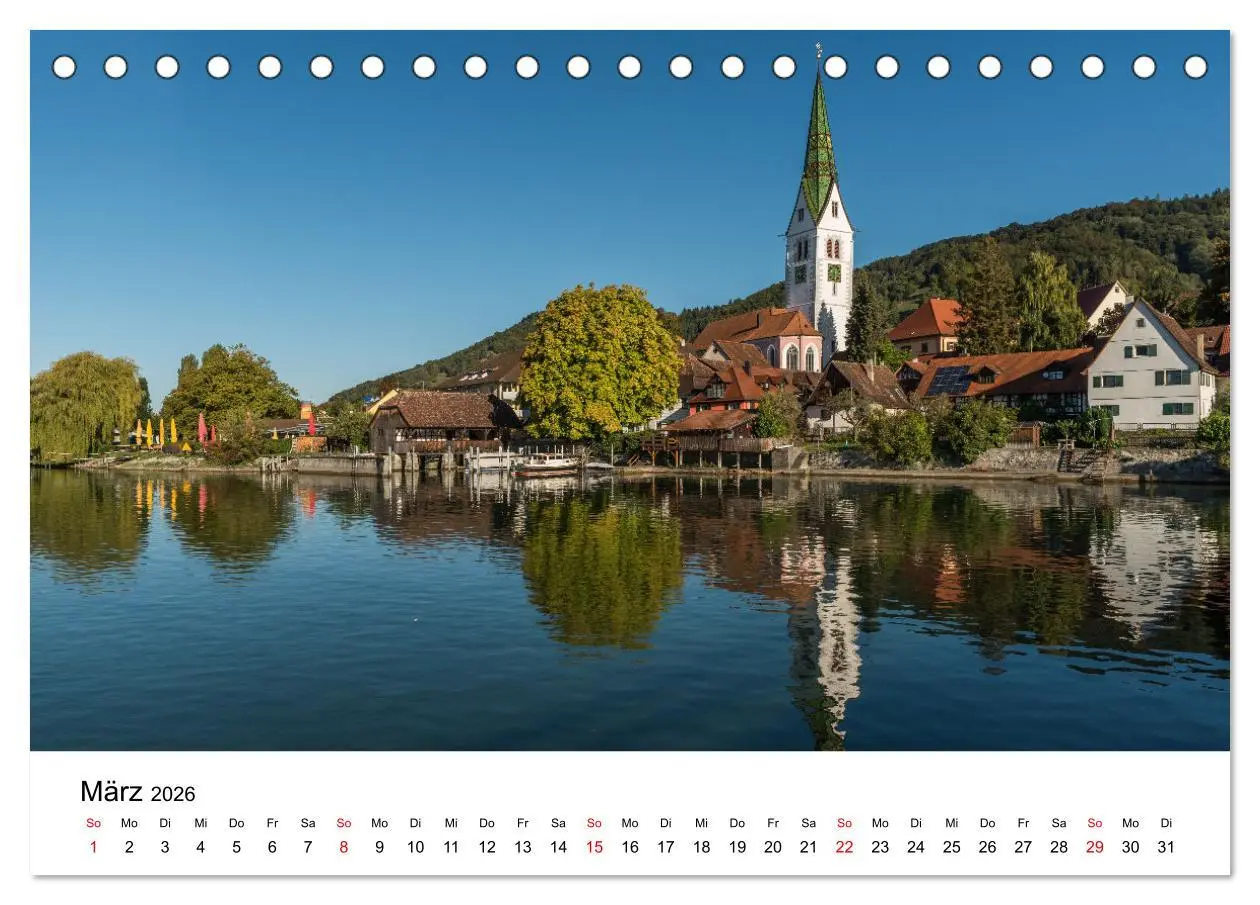 Bild: 9783457640074 | Urlaubsregion Bodensee (Tischkalender 2026 DIN A5 quer), CALVENDO...