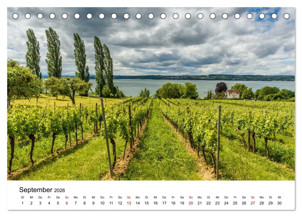 Bild: 9783457640074 | Urlaubsregion Bodensee (Tischkalender 2026 DIN A5 quer), CALVENDO...