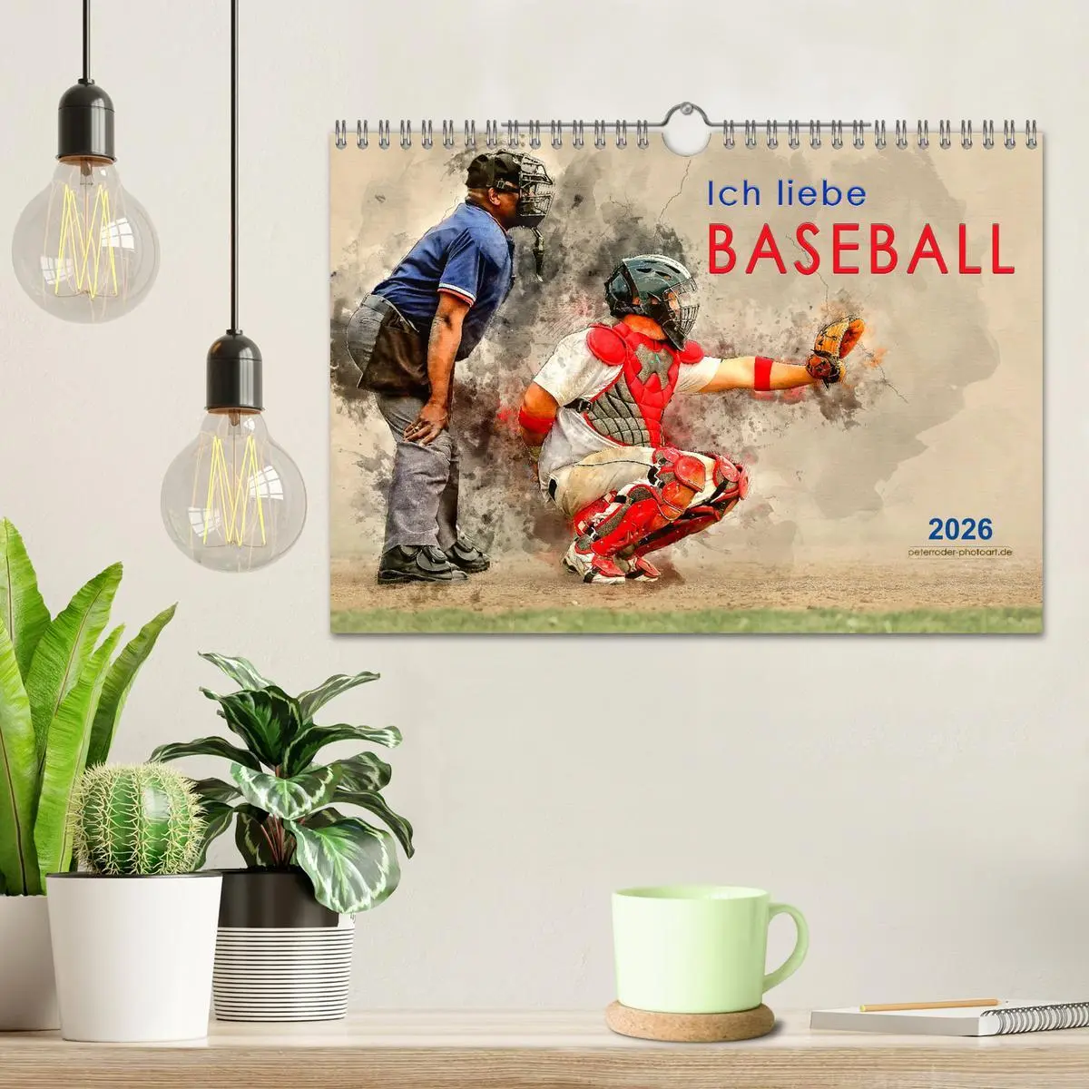 Bild: 9783457880074 | Ich liebe Baseball (Wandkalender 2026 DIN A4 quer), CALVENDO...