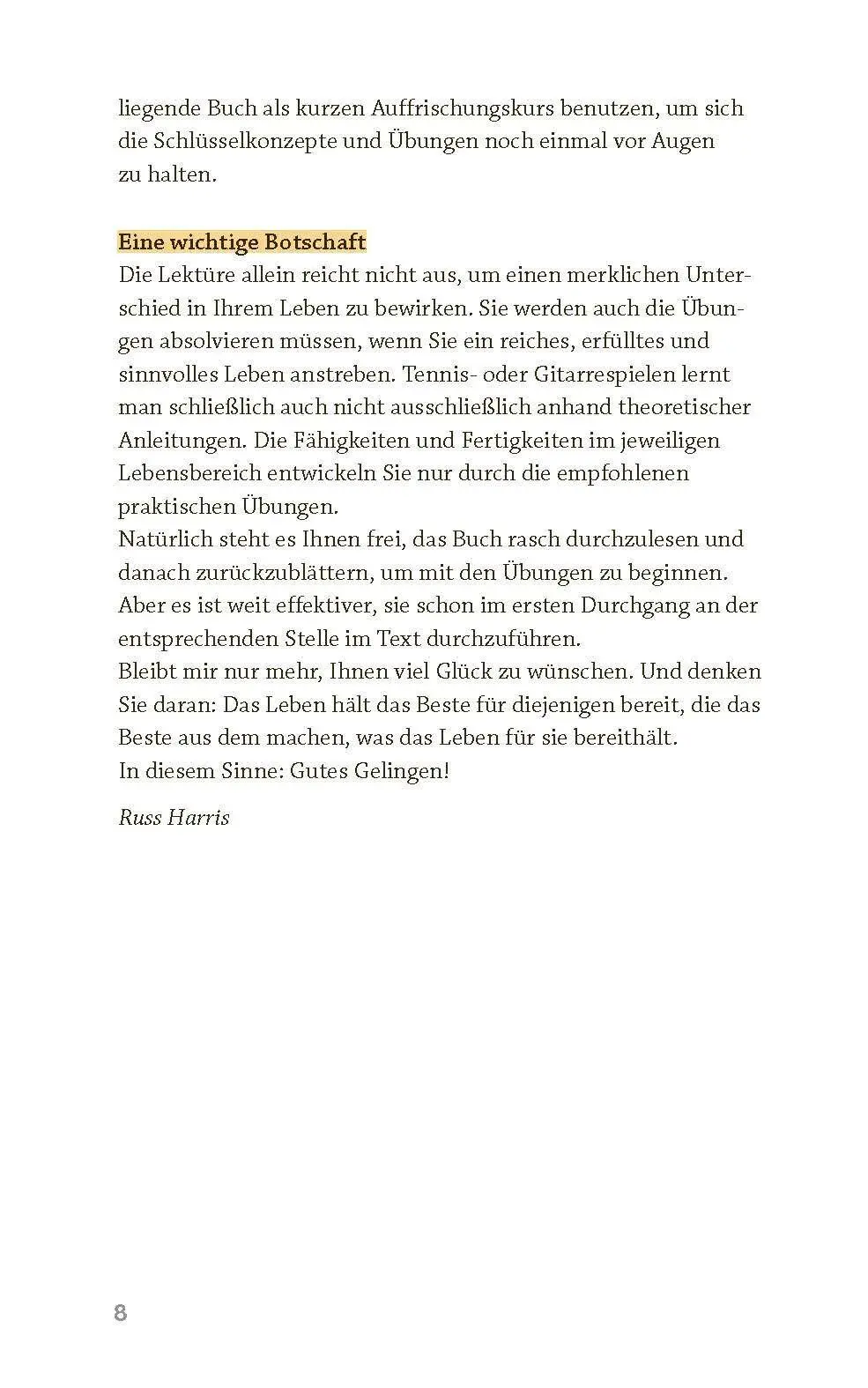 Bild: 9783466310074 | Raus aus der Glücksfalle | Russ Harris | Taschenbuch | 168 S. | 2014