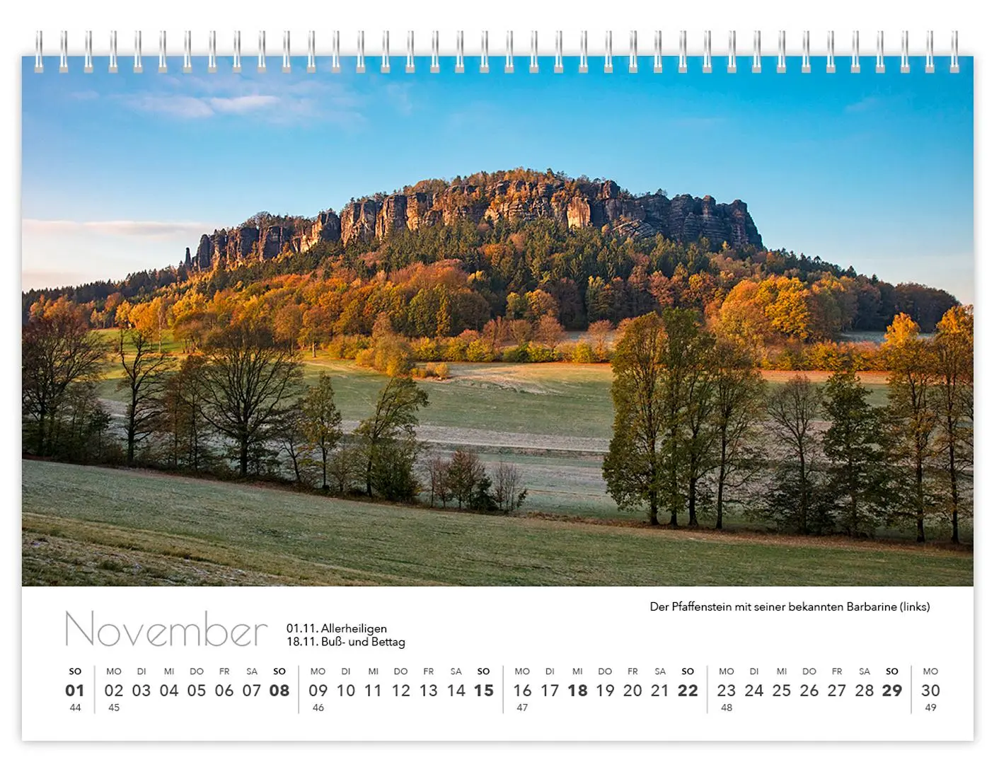 Bild: 9783910680074 | Kalender Sächsische Schweiz kompakt 2026 | Peter Schubert | Kalender