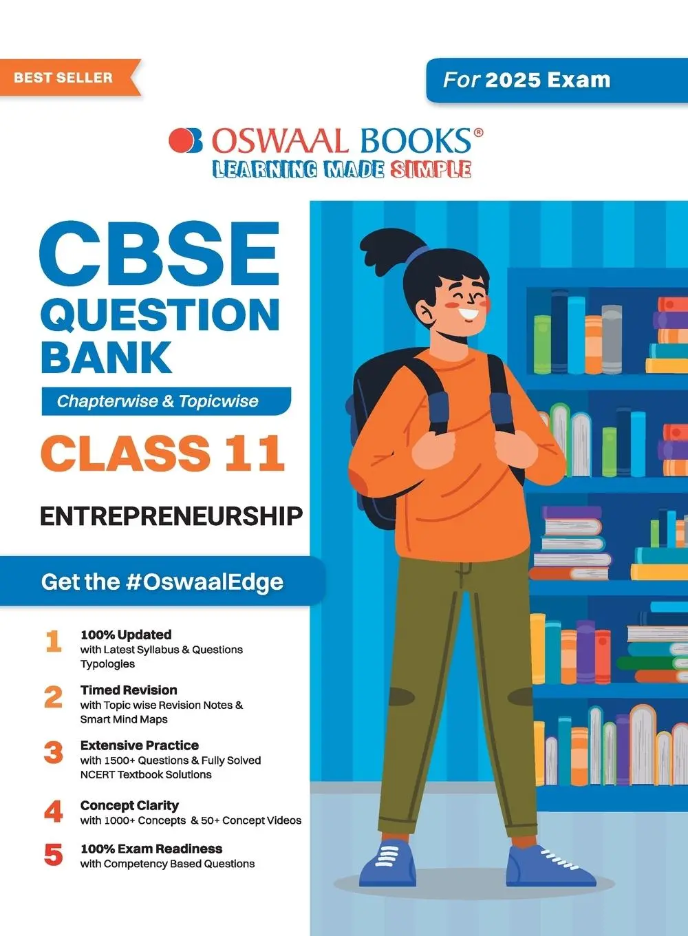 Cover: 9789359580074 | Oswaal CBSE Question Bank Class 11 Entrepreneurship, Chapterwise...