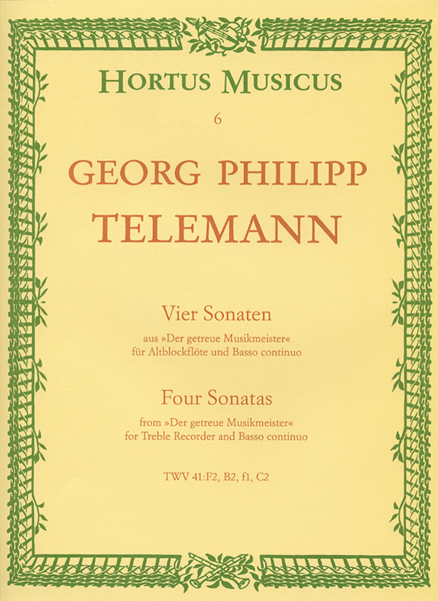 Cover: 9790006000074 | Four Sonatas | Georg Philipp Telemann | Buch | Deutsch | Bärenreiter