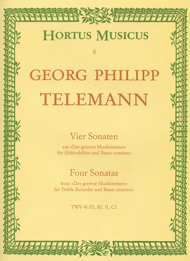 Cover: 9790006000074 | Four Sonatas | Georg Philipp Telemann | Buch | Deutsch | Bärenreiter