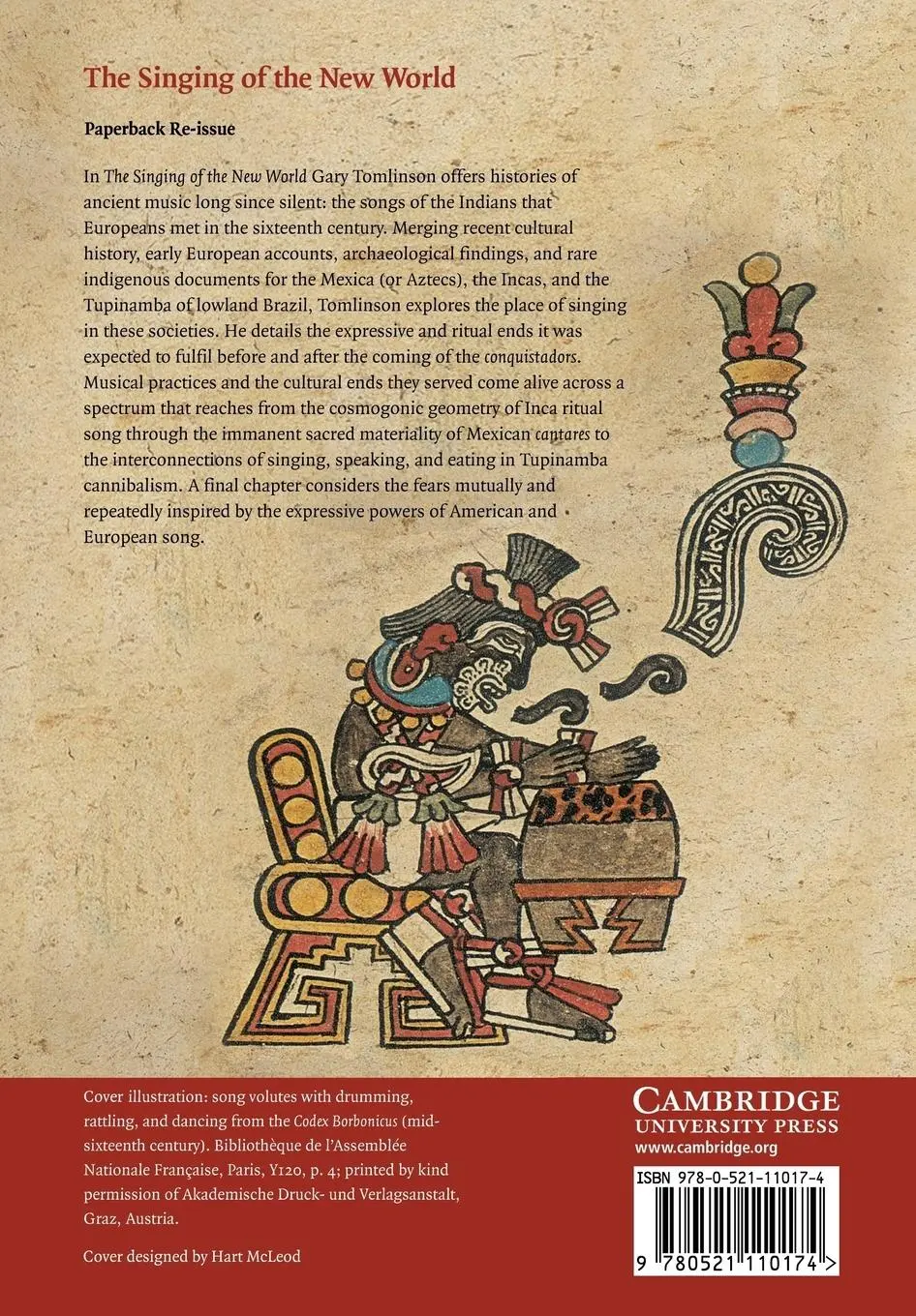 Rückseite: 9780521110174 | The Singing of the New World | Gary Tomlinson (u. a.) | Taschenbuch