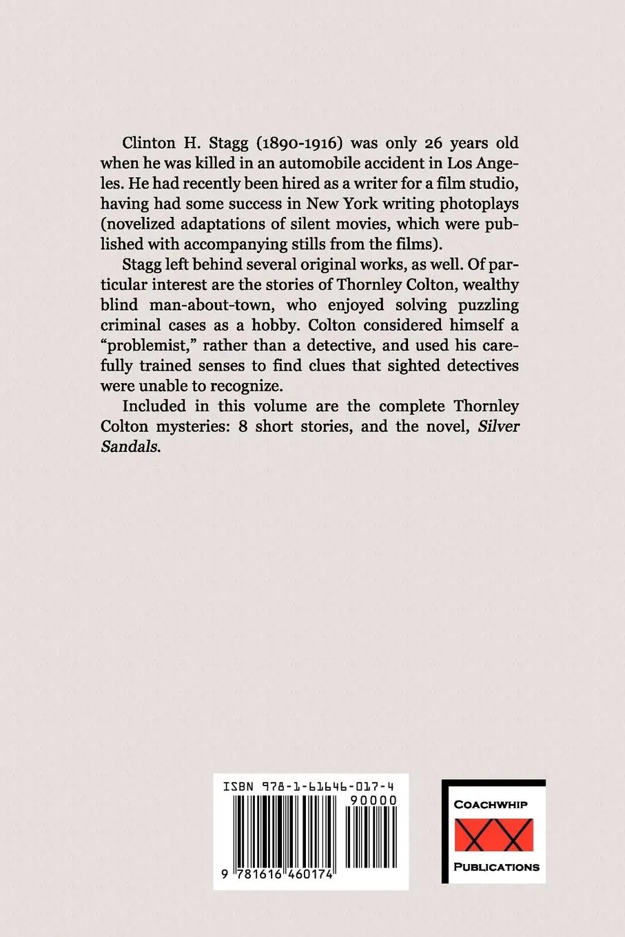 Rückseite: 9781616460174 | The Problemist | Clinton H. Stagg | Taschenbuch | Englisch | 2010