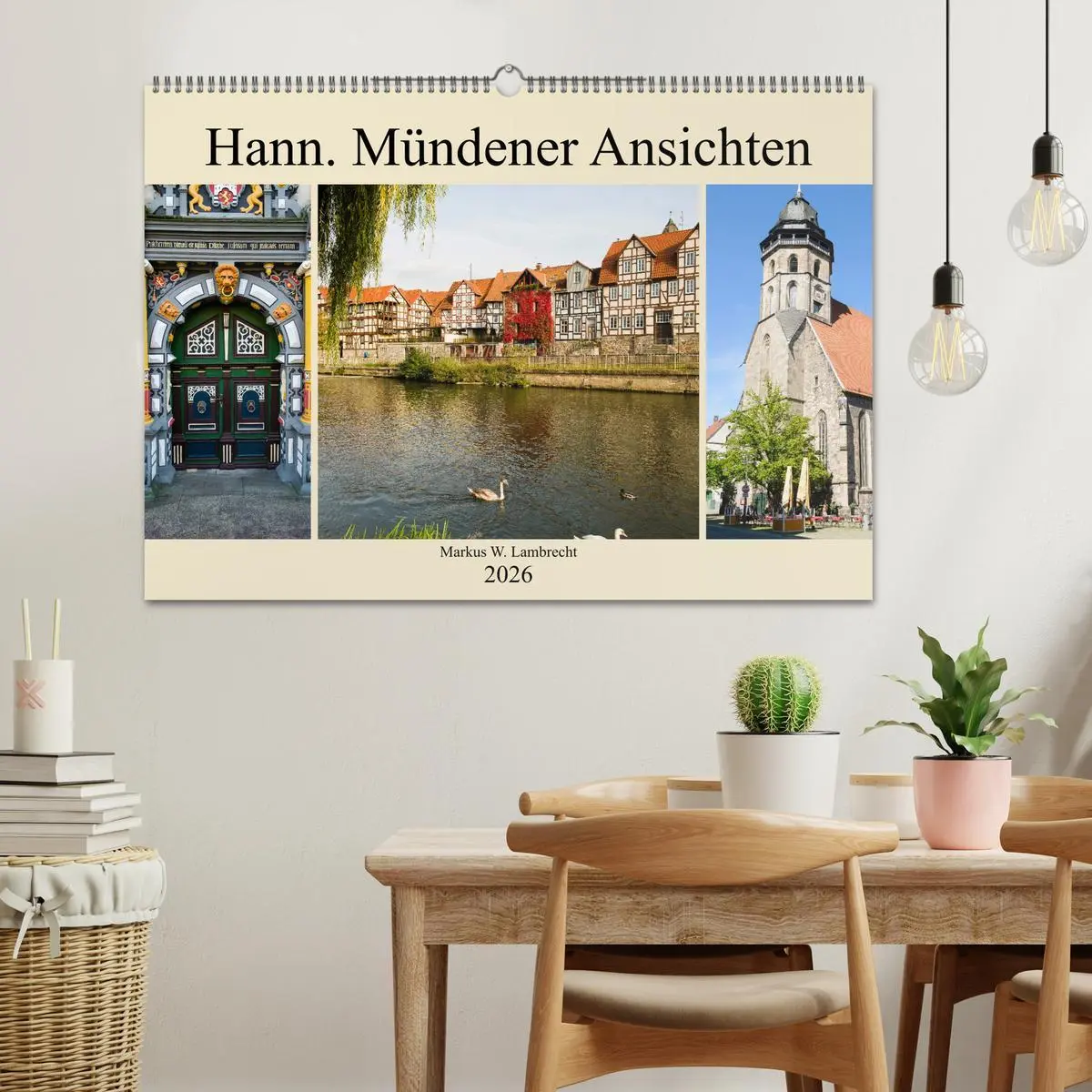 Bild: 9783457870174 | Hann. Mündener Ansichten (Wandkalender 2026 DIN A2 quer), CALVENDO...