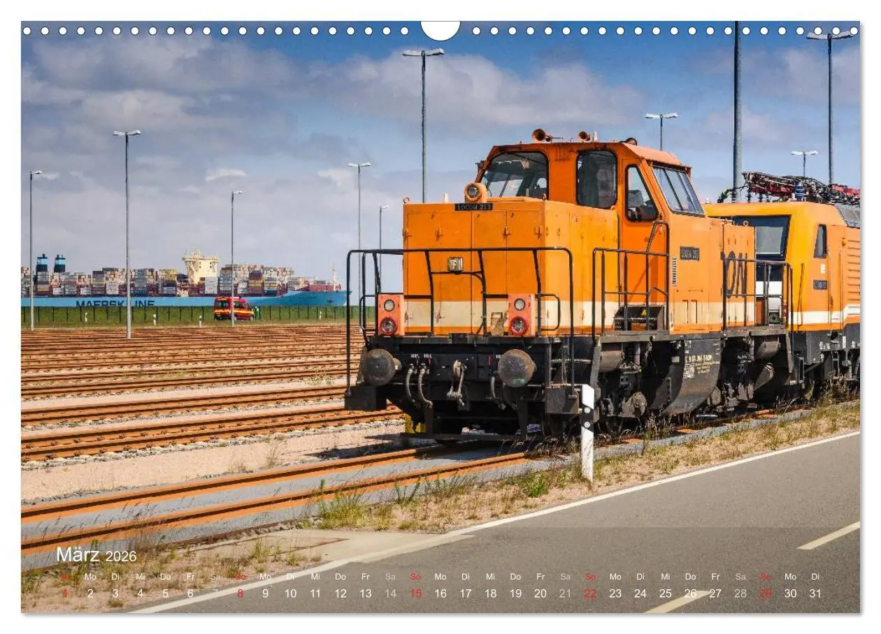 Bild: 9783516030174 | Impressionen vom JadeWeserPort (Wandkalender 2026 DIN A3 quer),...