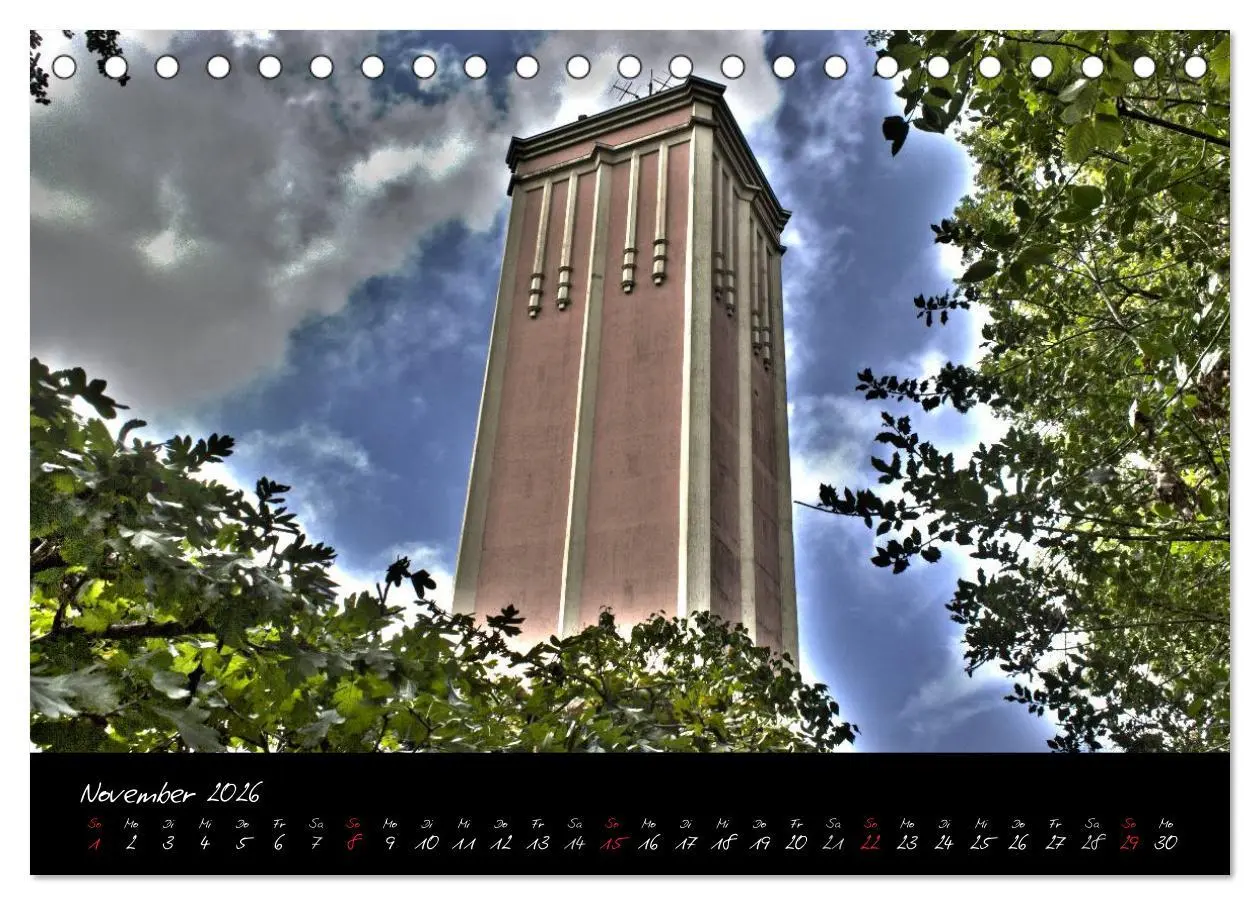 Bild: 9783516100174 | Wuppertal - Stadt der Schwebebahn in HDR (Tischkalender 2026 DIN A5...