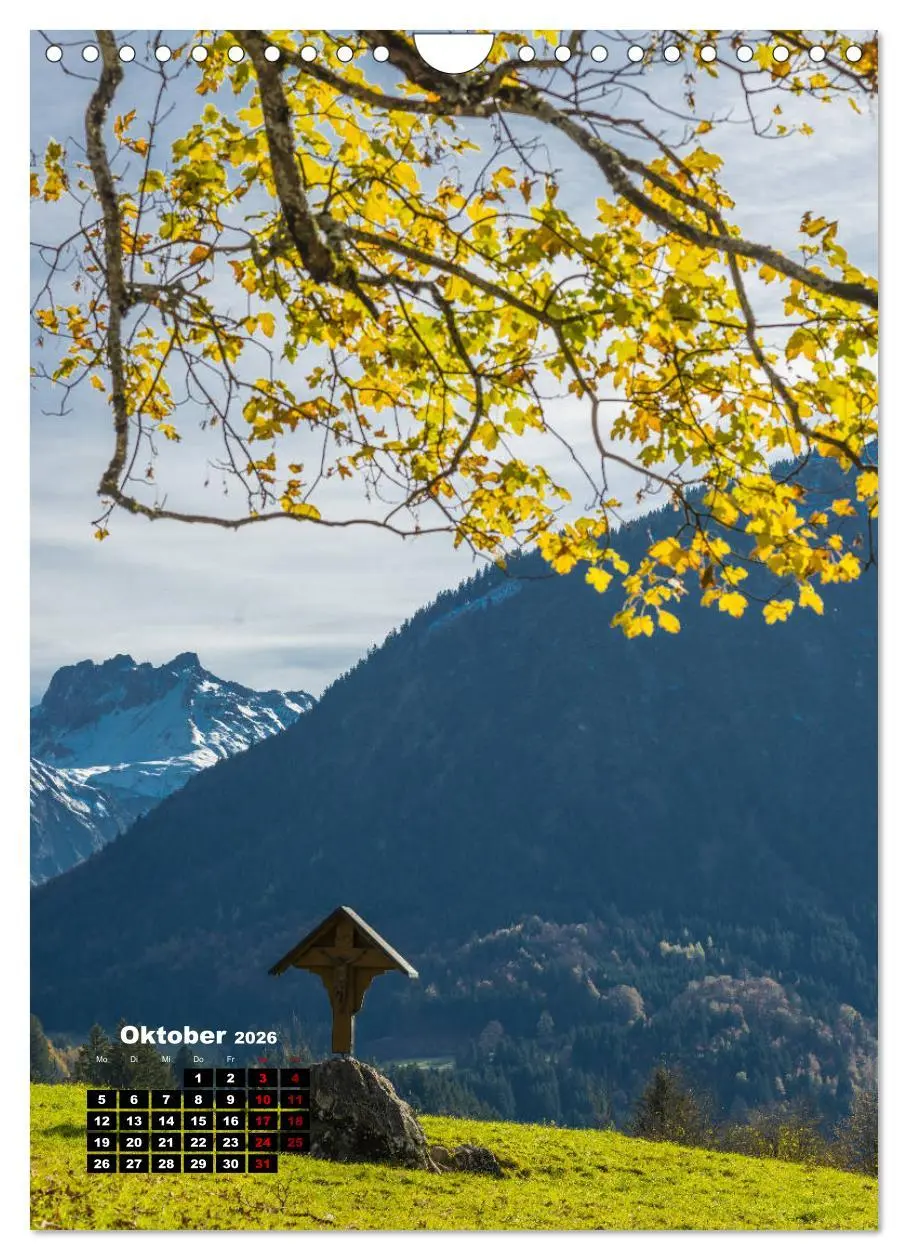 Bild: 9783516410174 | Leichte Wanderziele um Oberstdorf (Wandkalender 2026 DIN A4 hoch),...