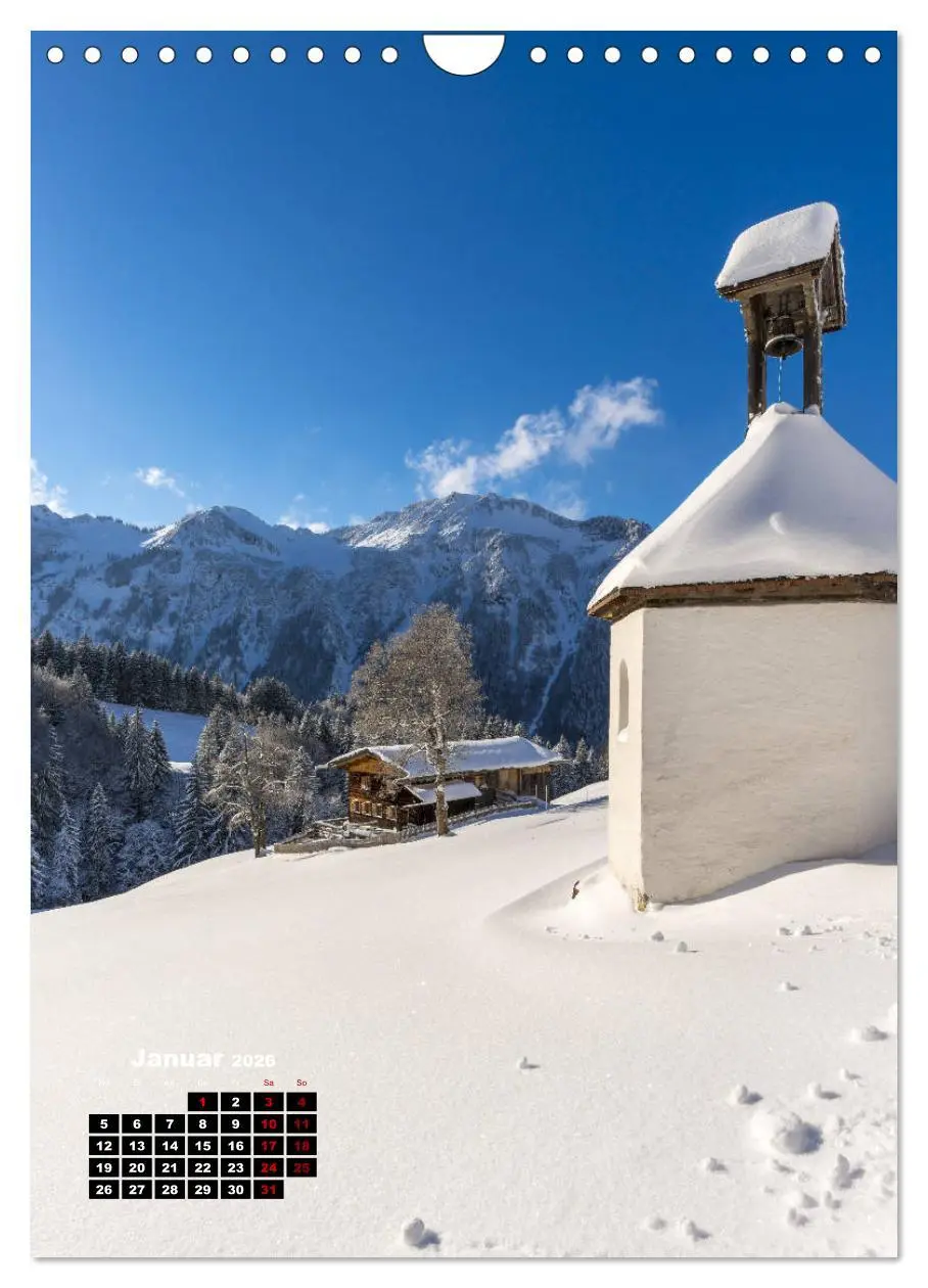 Bild: 9783516410174 | Leichte Wanderziele um Oberstdorf (Wandkalender 2026 DIN A4 hoch),...