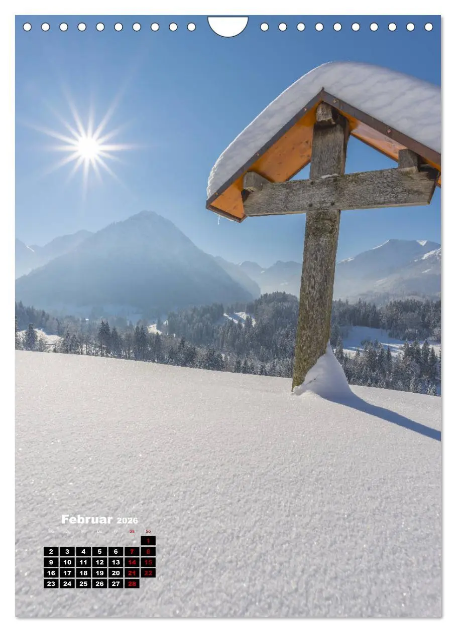Bild: 9783516410174 | Leichte Wanderziele um Oberstdorf (Wandkalender 2026 DIN A4 hoch),...