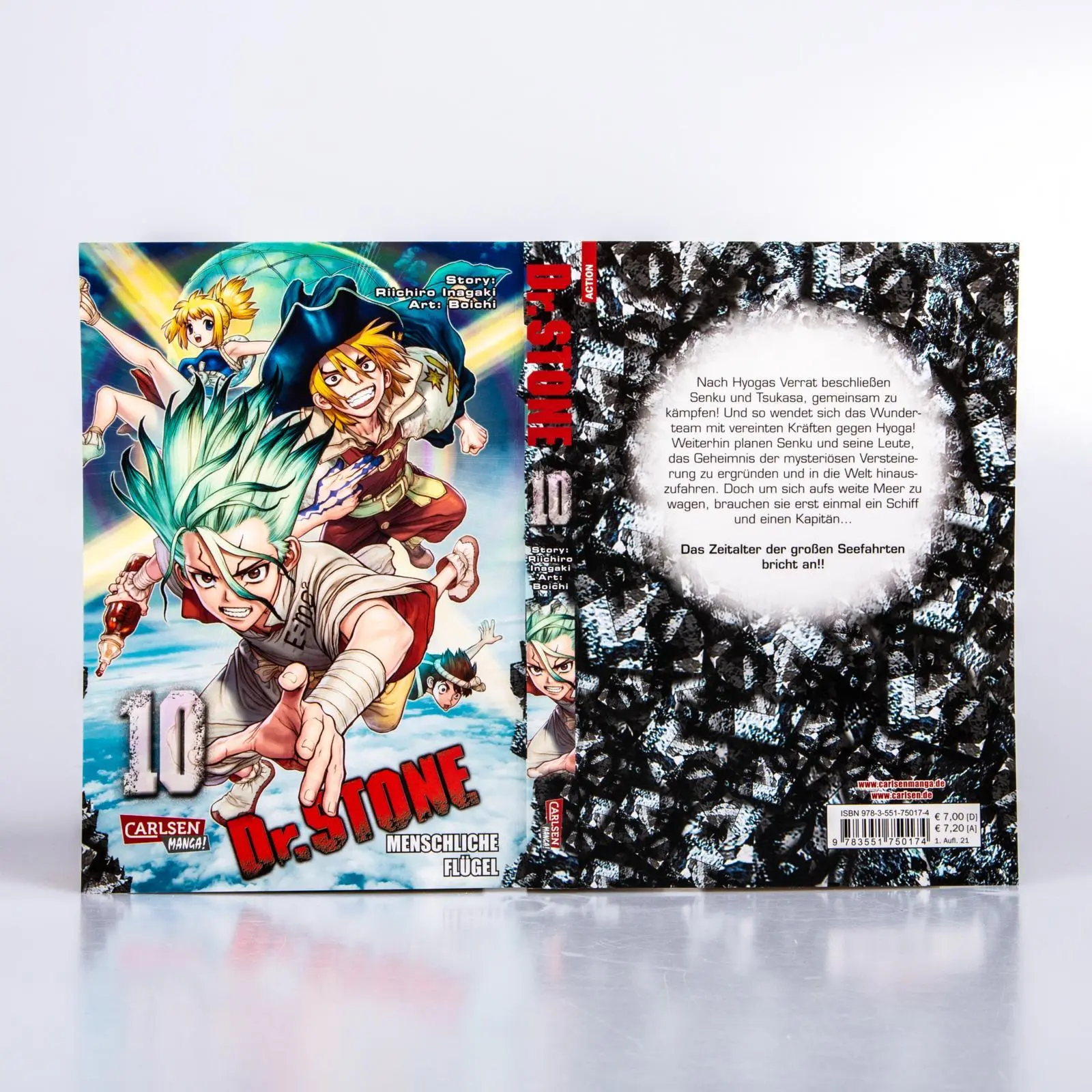 Bild: 9783551750174 | Dr. Stone 10 | Verrückte Abenteuer, Action und Wissenschaft! | Buch