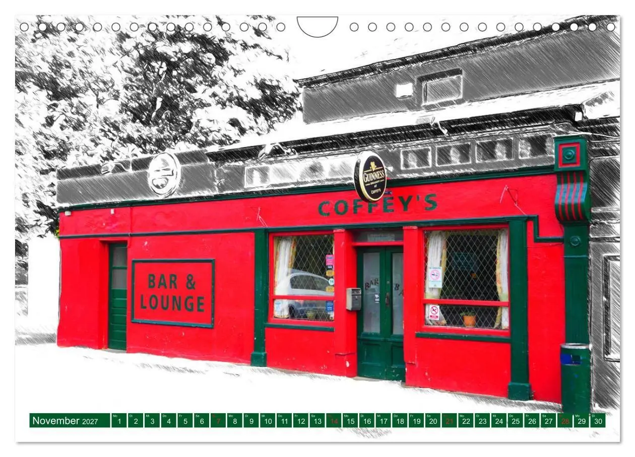 Bild: 9783569670174 | Irish Pubfronts - Irlands urige Kneipen (Wandkalender 2027 DIN A4...