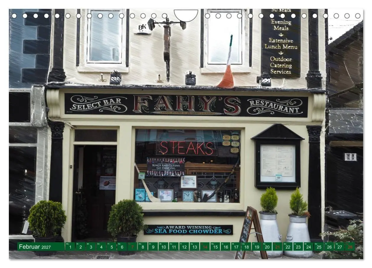 Bild: 9783569670174 | Irish Pubfronts - Irlands urige Kneipen (Wandkalender 2027 DIN A4...