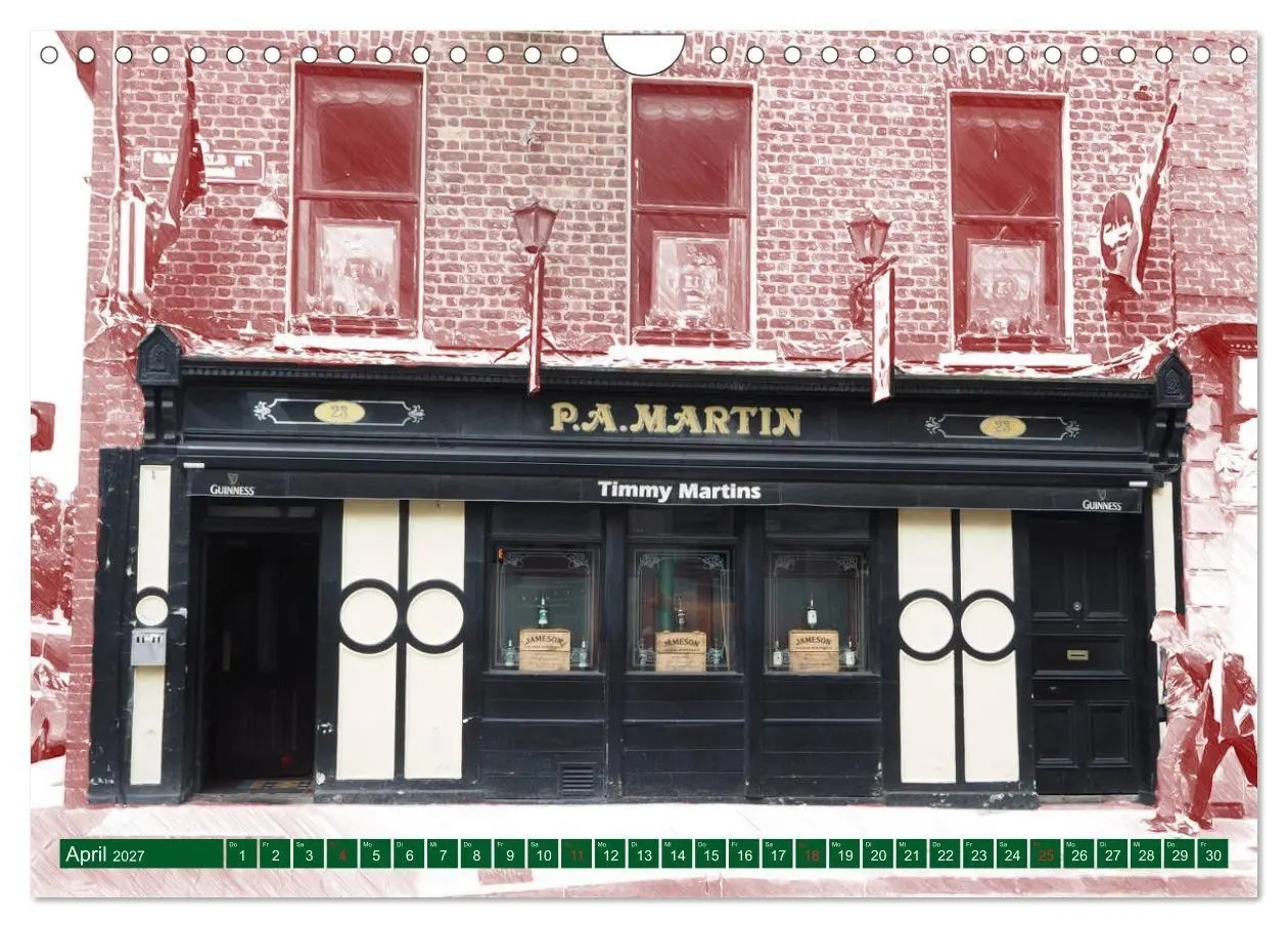 Bild: 9783569670174 | Irish Pubfronts - Irlands urige Kneipen (Wandkalender 2027 DIN A4...