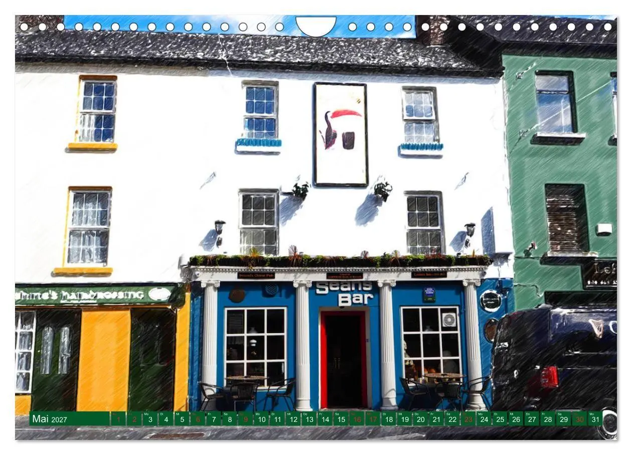 Bild: 9783569670174 | Irish Pubfronts - Irlands urige Kneipen (Wandkalender 2027 DIN A4...