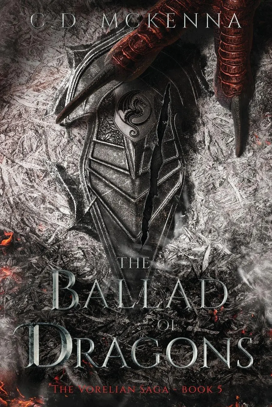 Cover: 9798990290174 | The Ballad of Dragons | The Vorelian Saga | C. D. Mckenna | Buch