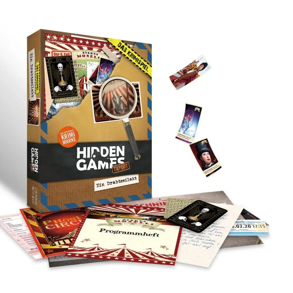 Cover: 4260686490274 | Hidden Games Tatort: Ein Drahtseilakt 4.Fall | Spiel | 32 S. | Deutsch