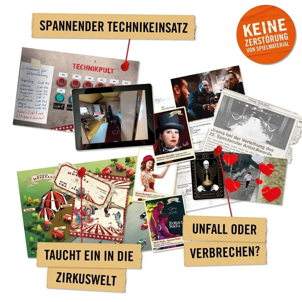 Bild: 4260686490274 | Hidden Games Tatort: Ein Drahtseilakt 4.Fall | Spiel | 32 S. | Deutsch