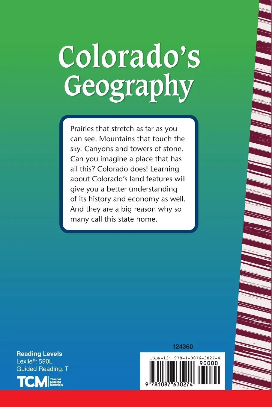 Rückseite: 9781087630274 | Colorado's Geography | Joe Rhatigan | Taschenbuch | Englisch | 2021