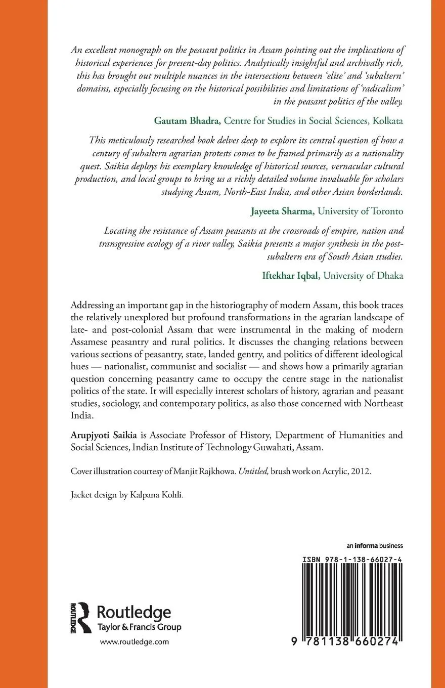 Rückseite: 9781138660274 | A Century of Protests | Peasant Politics in Assam Since 1900 | Saikia