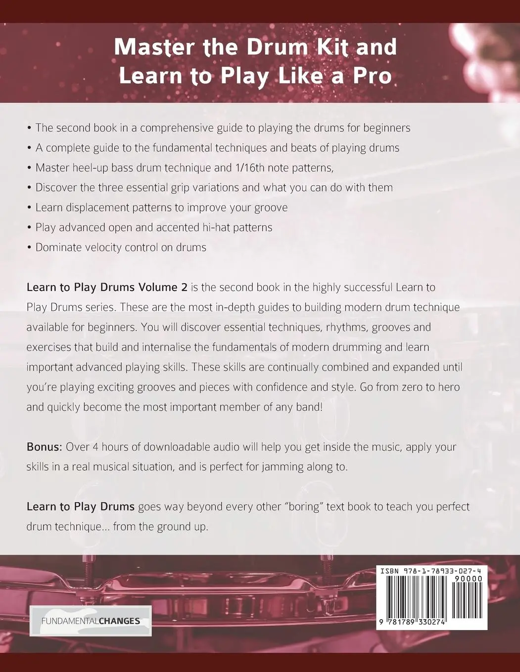 Rückseite: 9781789330274 | Learn to Play Drums Volume 2 | Daryl Ingleton (u. a.) | Taschenbuch