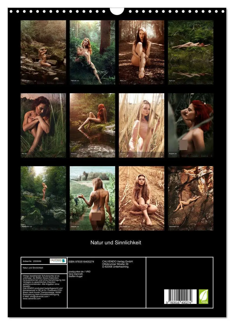 Bild: 9783516400274 | Natur und Sinnlichkeit (Wandkalender 2026 DIN A3 hoch), CALVENDO...