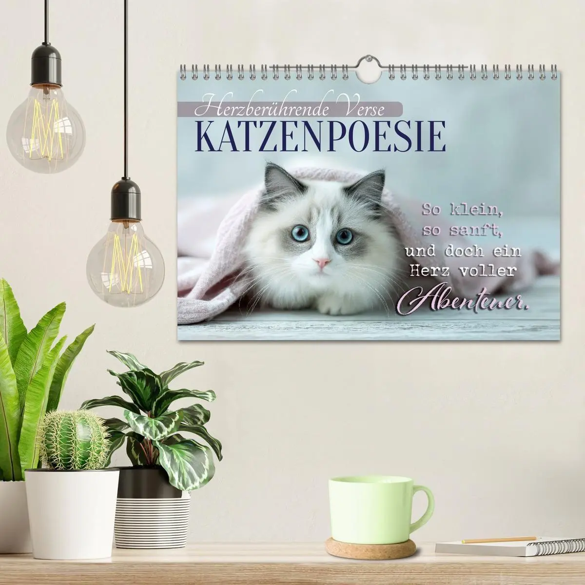 Bild: 9783516710274 | Katzenpoesie - Herzberührende Verse (Wandkalender 2026 DIN A4...