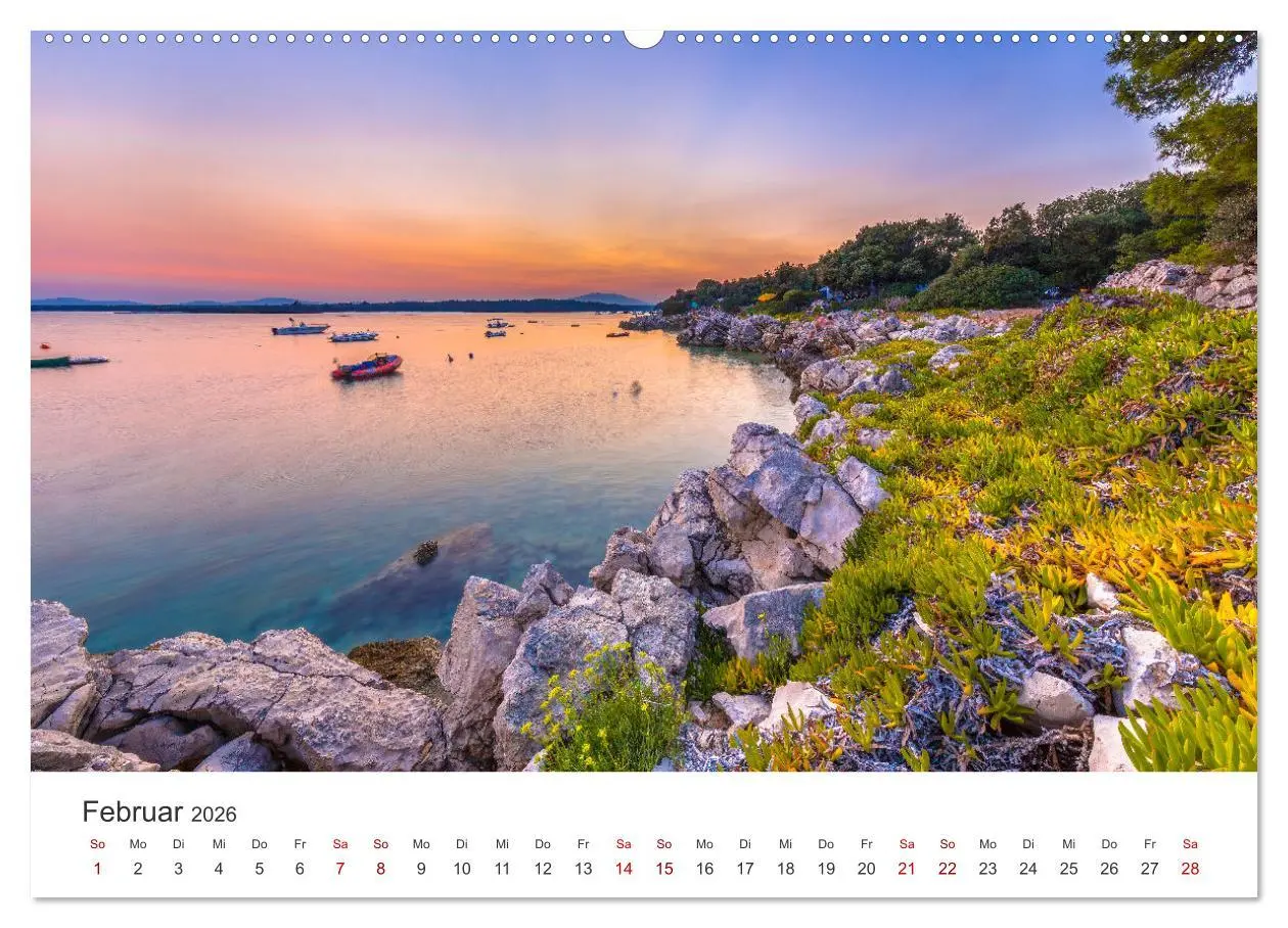 Bild: 9783457540374 | Genussmomente Kroatien (Wandkalender 2026 DIN A2 quer), CALVENDO...