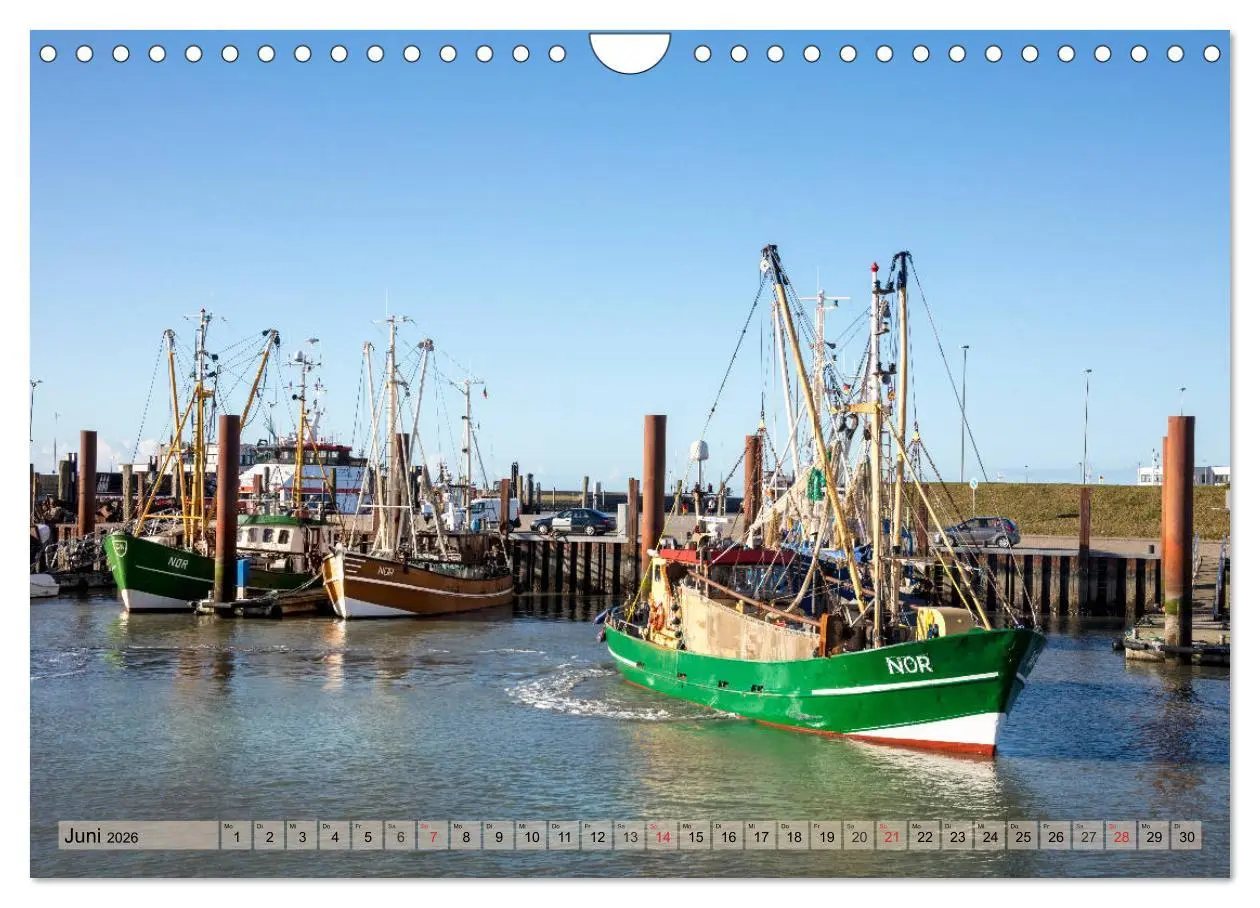 Bild: 9783457920374 | Norddeich Spaziergang vom Hafen bis zum Strand (Wandkalender 2026...