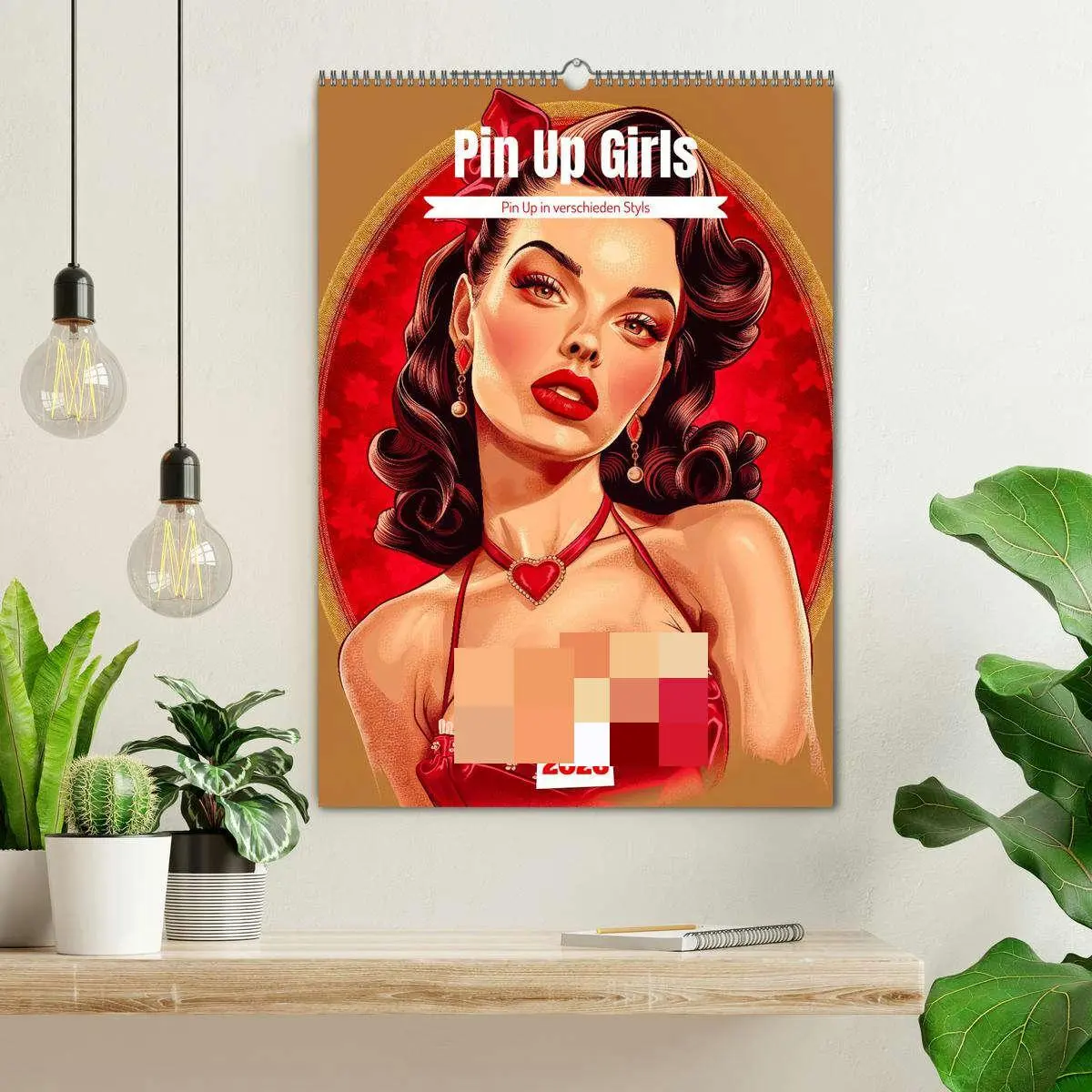 Bild: 9783516250374 | Retro PinUp Girls (Wandkalender 2026 DIN A2 hoch), CALVENDO...
