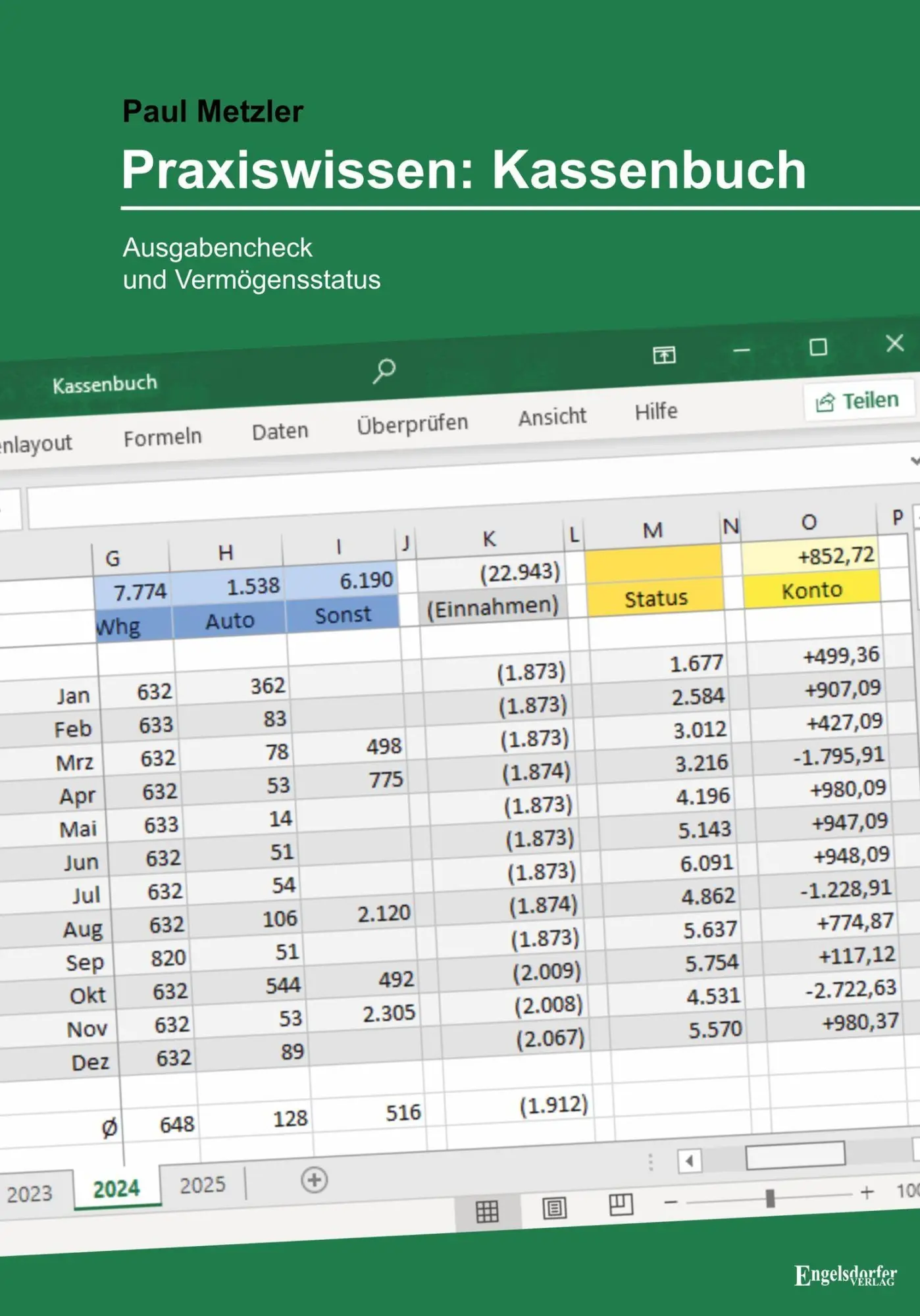 Cover: 9783690950374 | Praxiswissen: Kassenbuch | Ausgabencheck und Vermögensstatus | Metzler