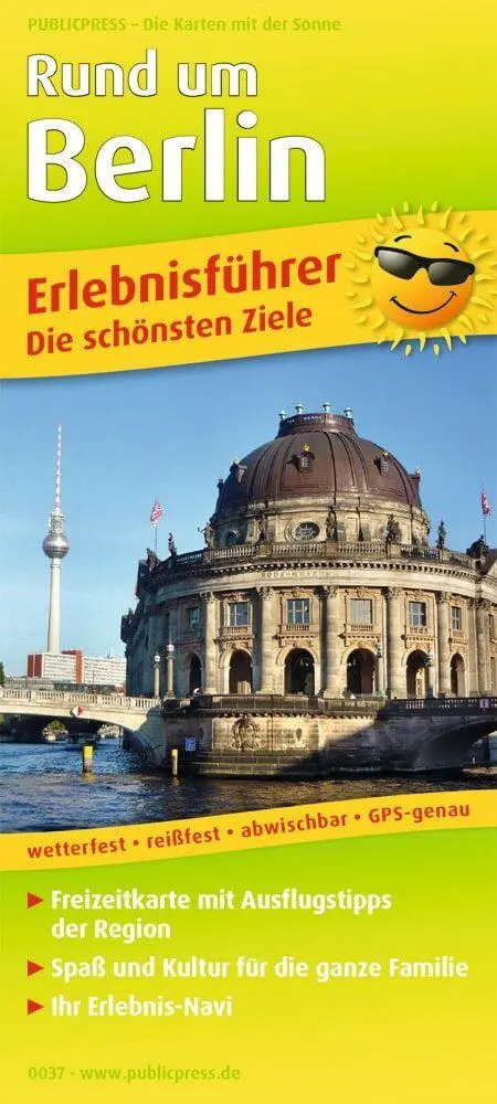 Cover: 9783747300374 | Rund um Berlin 1 : 180 000 | (Land-)Karte | Erlebnisführer | Deutsch