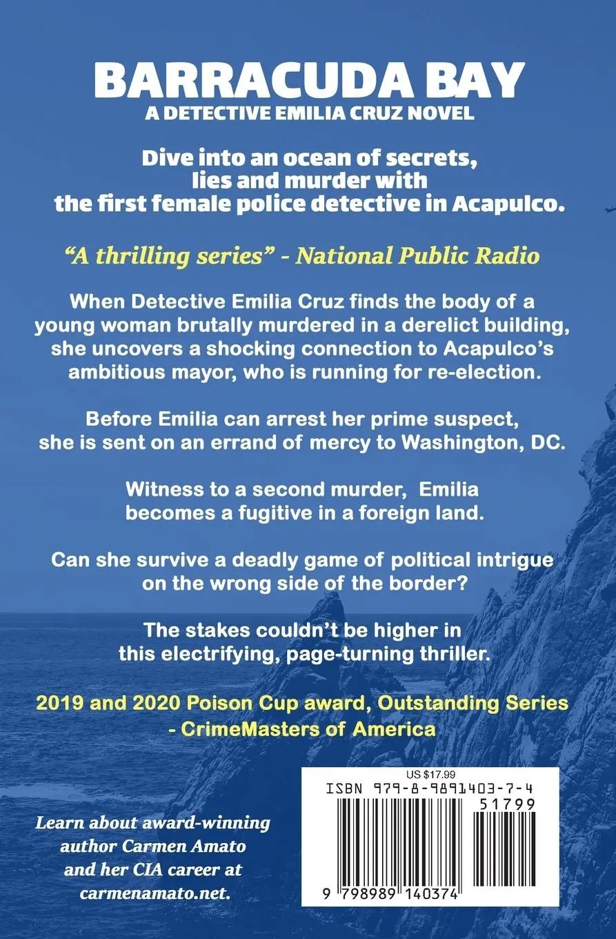 Rückseite: 9798989140374 | Barracuda Bay | A Detective Emilia Cruz Novel | Carmen Amato | Buch