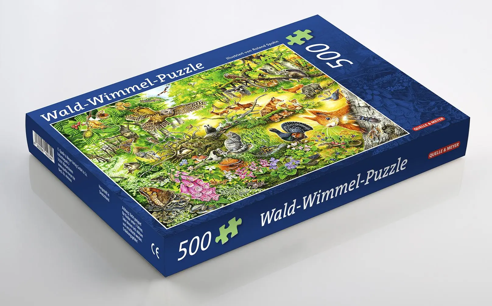 Cover: 4260098550474 | Wald-Wimmel-Puzzle | Quelle Meyer Verlag GmbH | Spiel | 4942271 | 2025