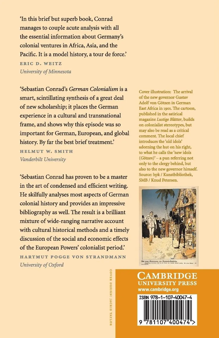 Rückseite: 9781107400474 | German Colonialism | Sebastian Conrad | Taschenbuch | Englisch | 2015