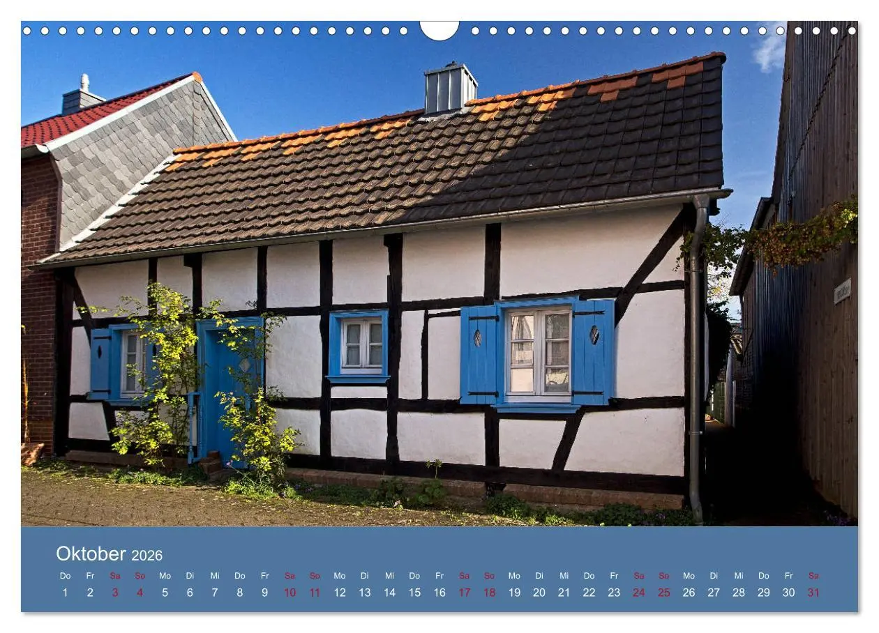 Bild: 9783457840474 | ERFTSTADT - Burgen und Bürgerhäuser (Wandkalender 2026 DIN A3...