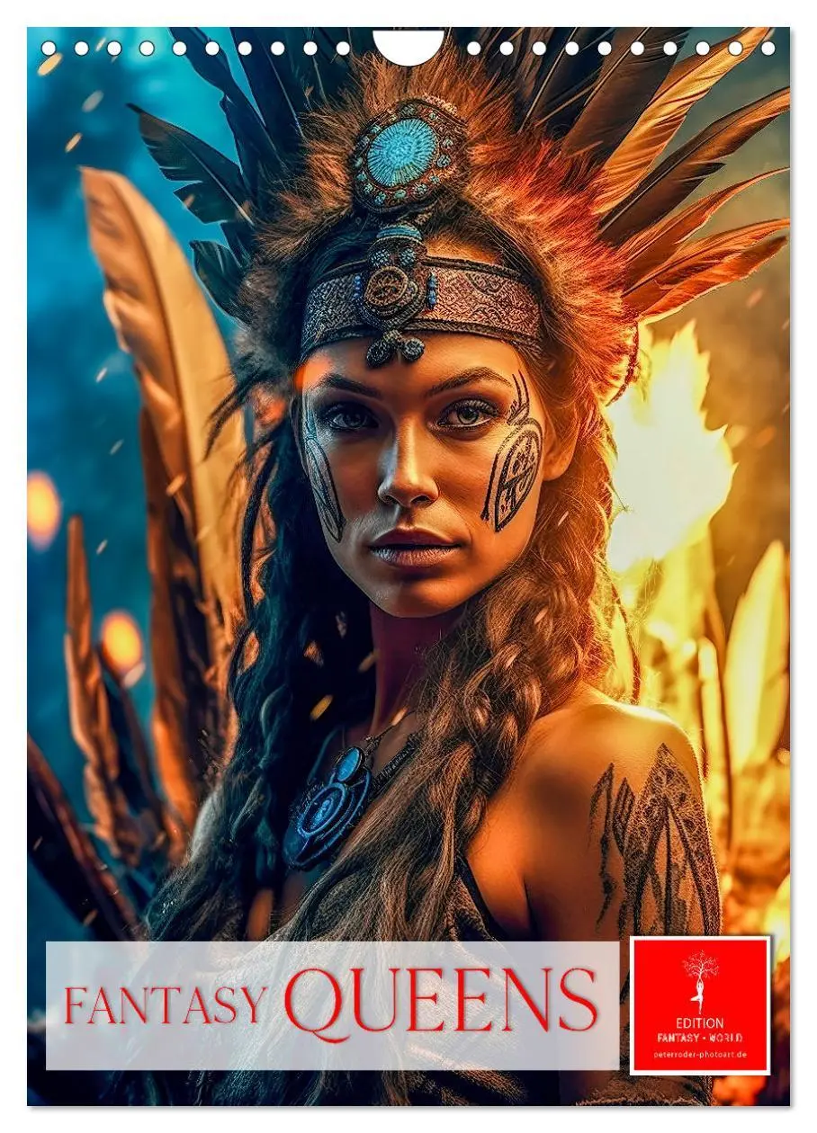 Cover: 9783516310474 | Fantasy Queens (Wandkalender 2026 DIN A4 hoch), CALVENDO...