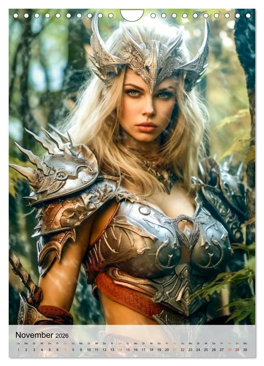 Bild: 9783516310474 | Fantasy Queens (Wandkalender 2026 DIN A4 hoch), CALVENDO...