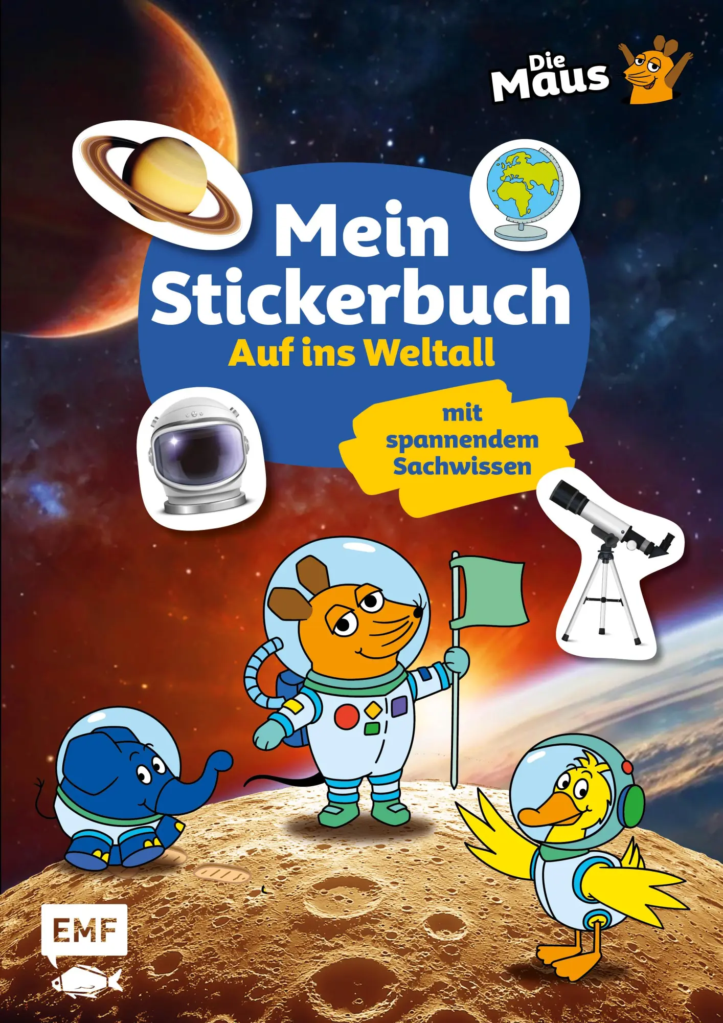 Cover: 9783745930474 | Die Sendung mit der Maus - Mein Stickerbuch mit spannendem...