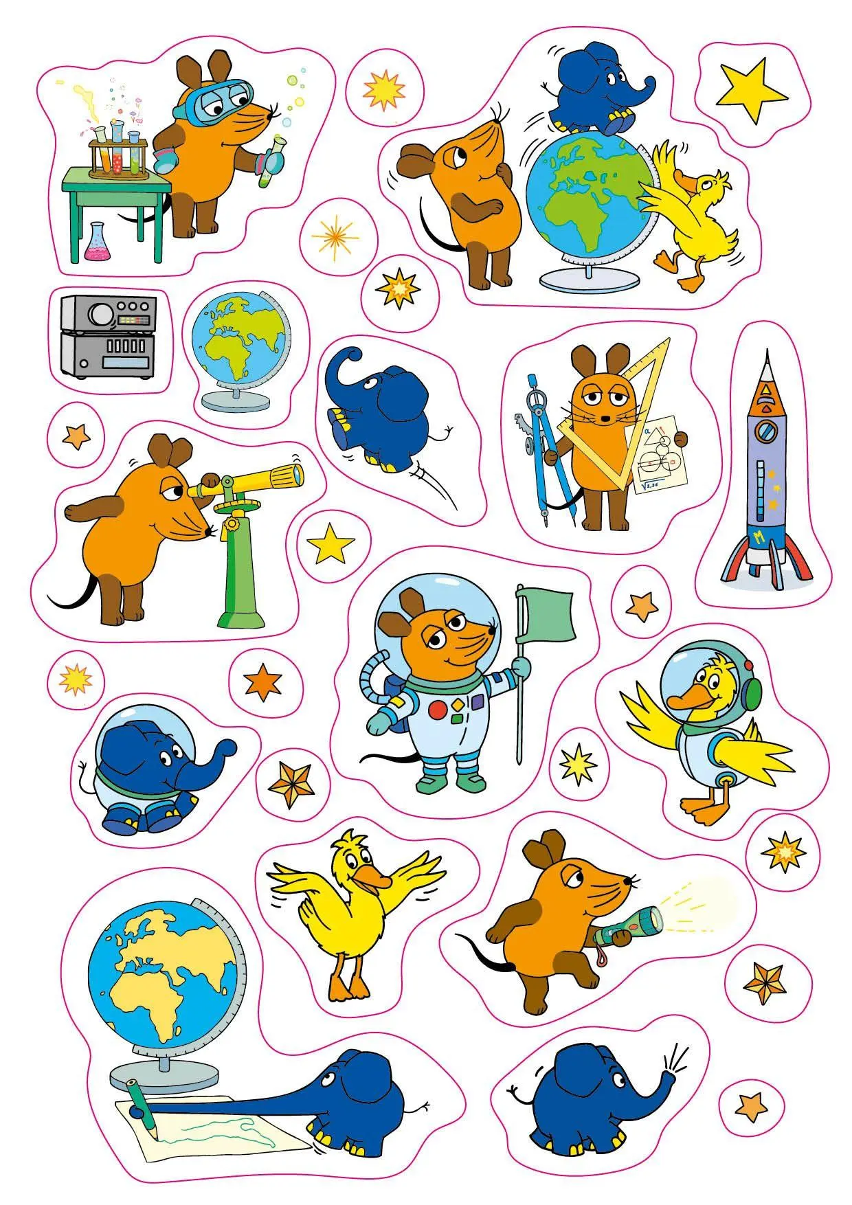 Bild: 9783745930474 | Die Sendung mit der Maus - Mein Stickerbuch mit spannendem...