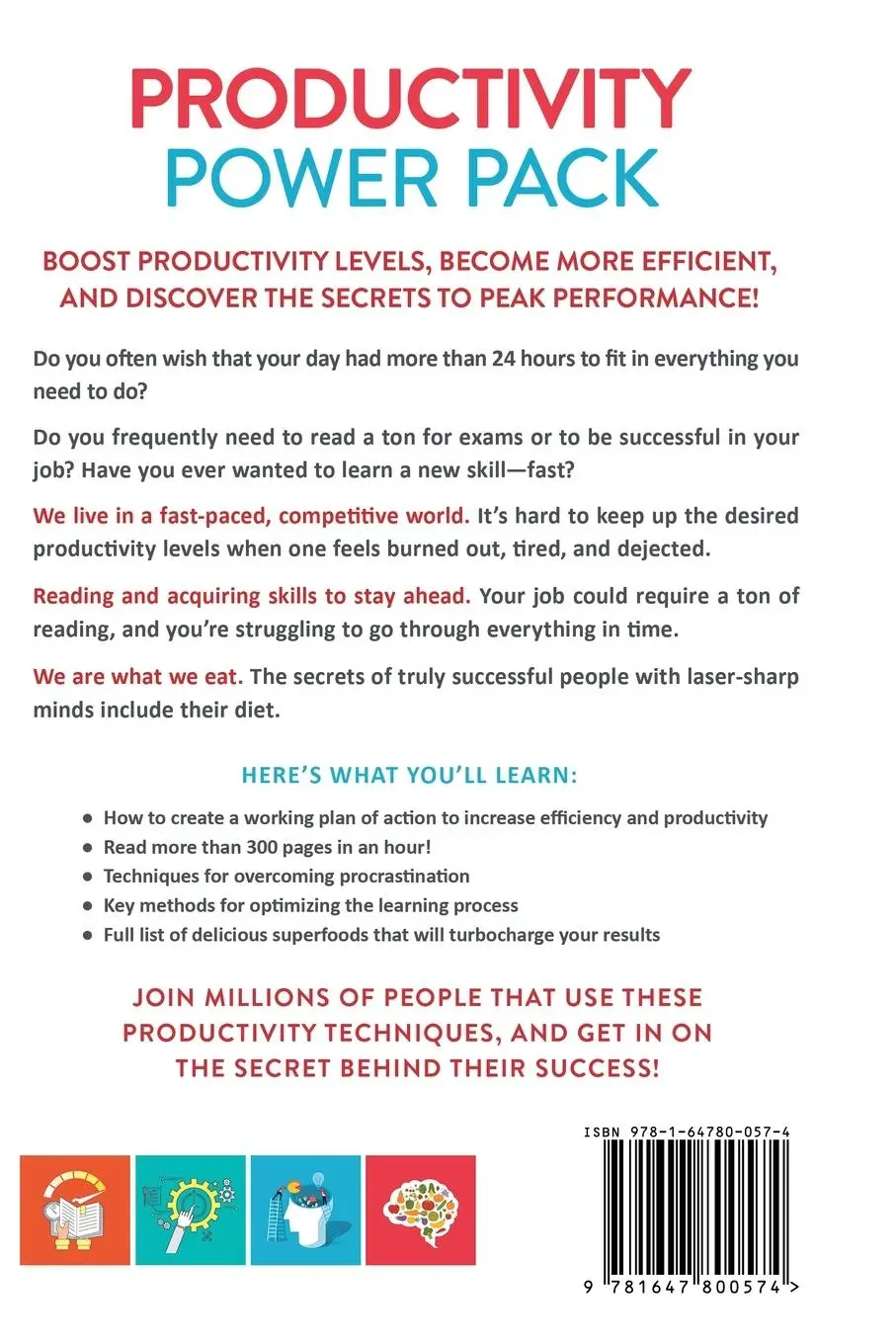 Rückseite: 9781647800574 | Productivity Power Pack - 4 Books in 1 | John R. Torrance | Buch