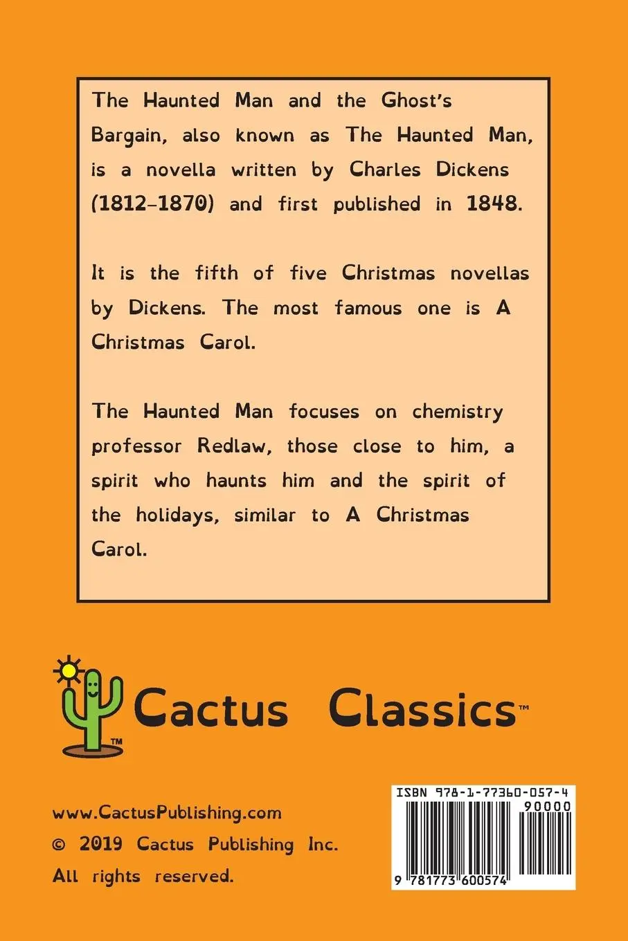 Rückseite: 9781773600574 | The Haunted Man and the Ghost's Bargain (Cactus Classics Dyslexic...