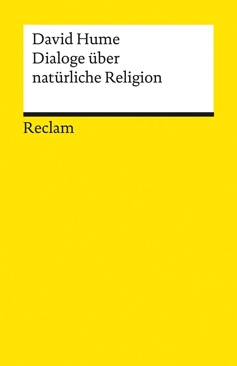 Cover: 9783150140574 | Dialoge über natürliche Religion | David Hume | Taschenbuch | 184 S.
