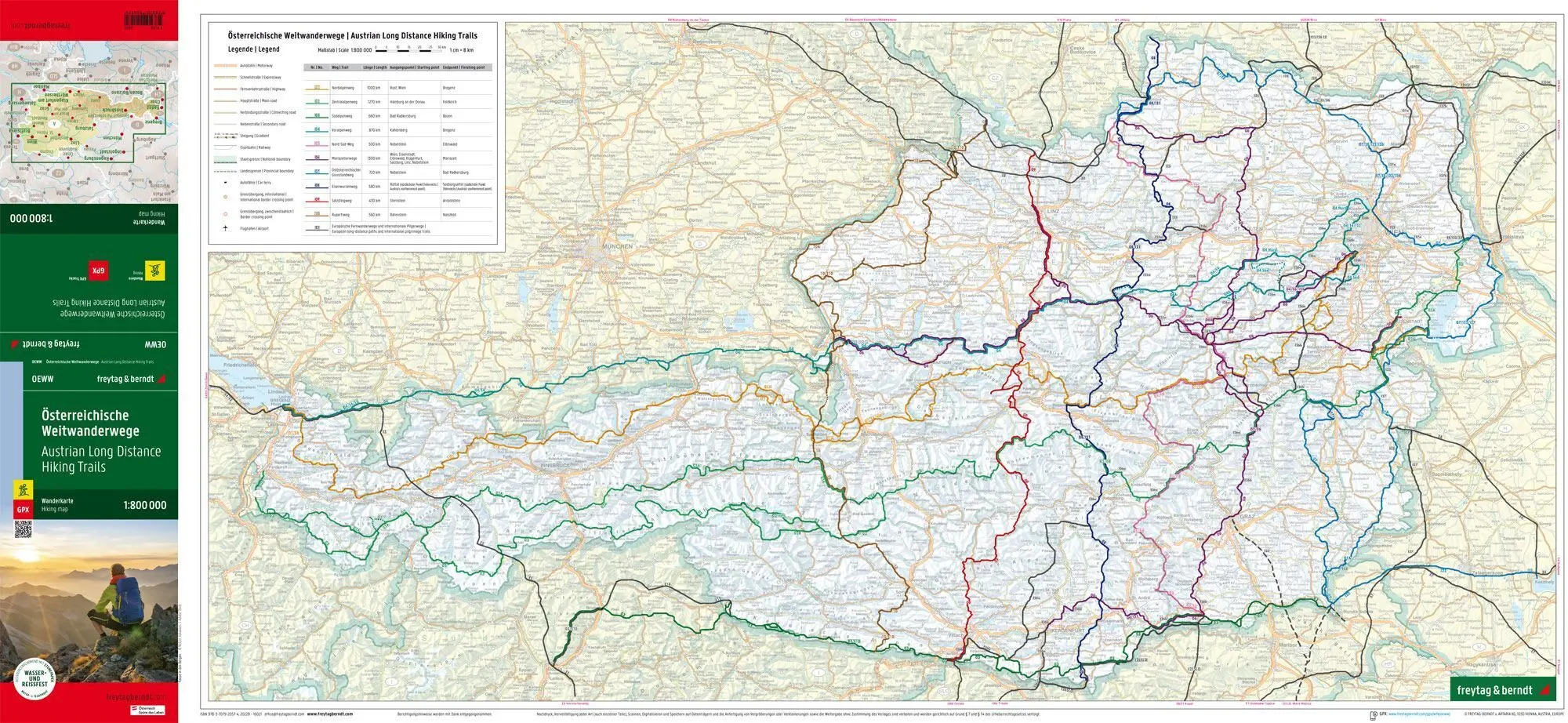 Bild: 9783707920574 | freytag &amp; berndt Wanderkarte OEWW Österreichische Weitwanderwege...