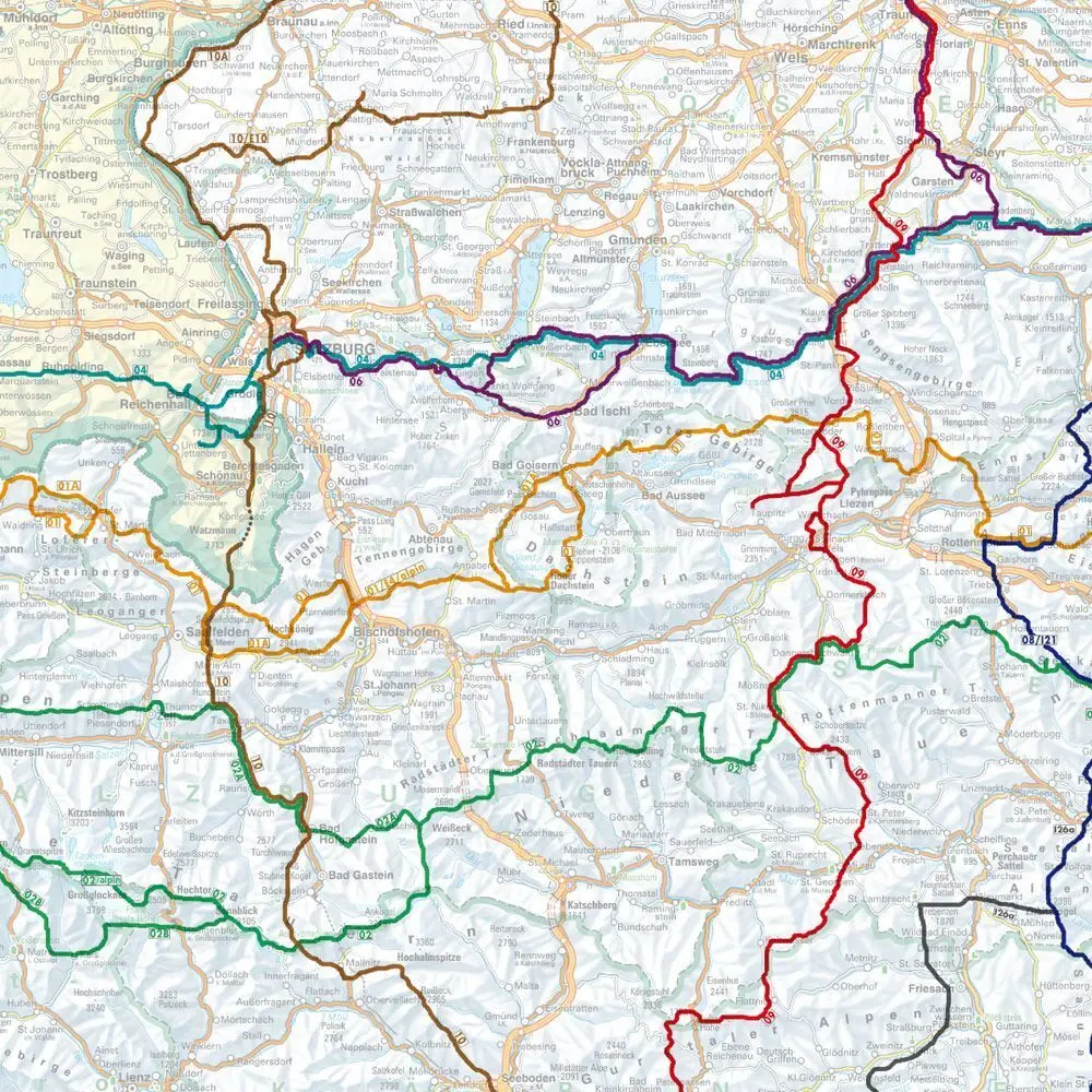 Bild: 9783707920574 | freytag &amp; berndt Wanderkarte OEWW Österreichische Weitwanderwege...