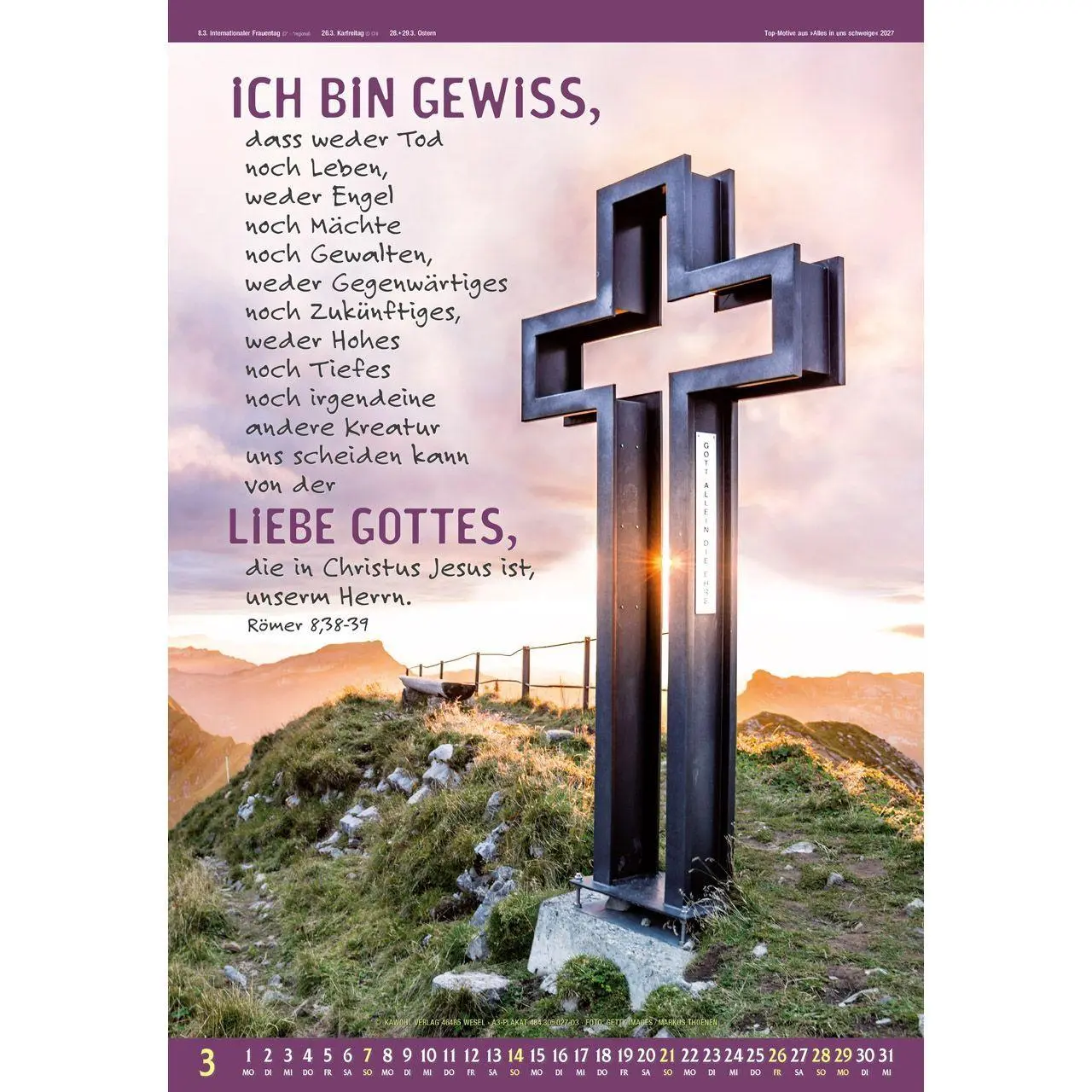 Bild: 9783754830574 | Top-Motive aus Alles in uns schweige 2027 | Kalender | 14 S. | Deutsch