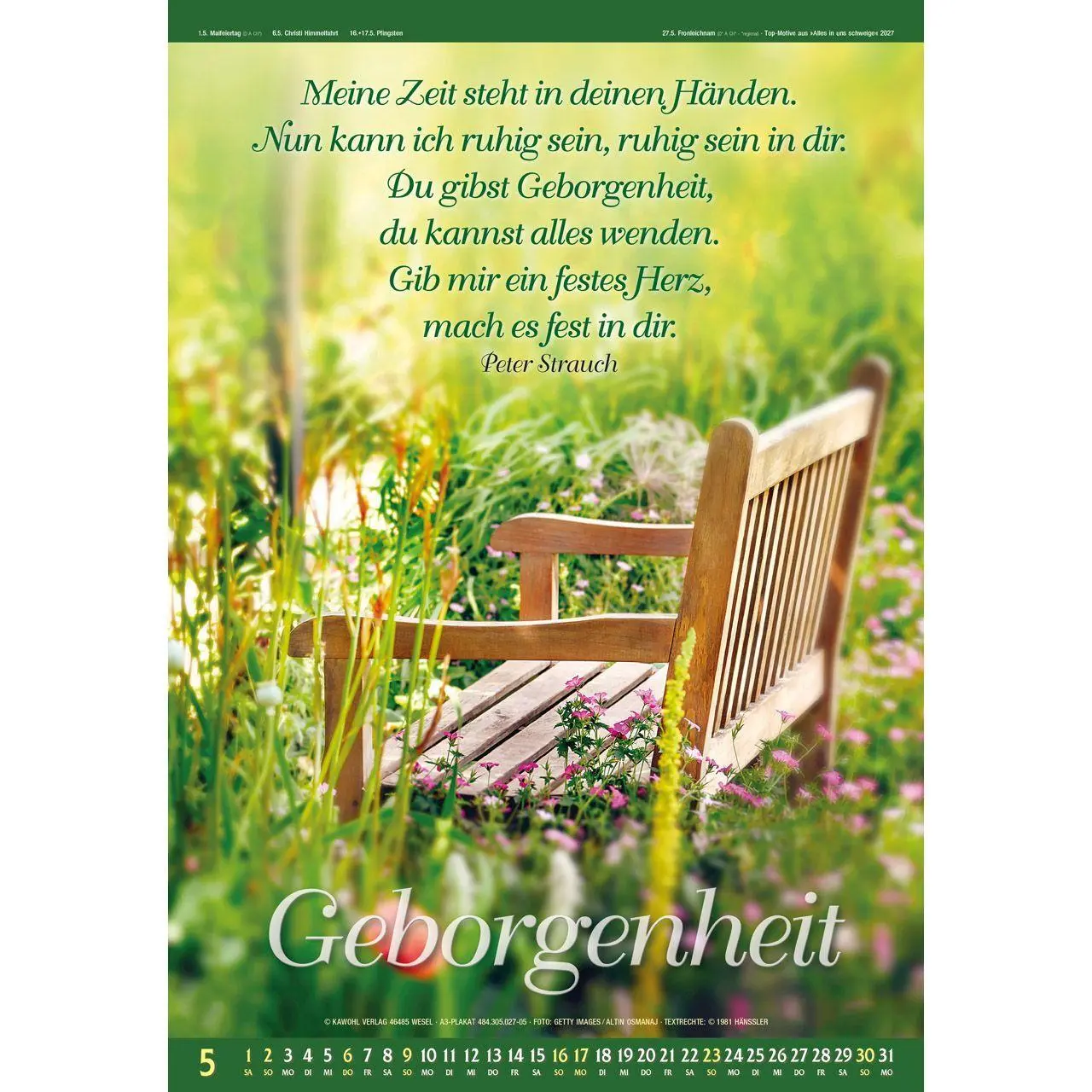 Bild: 9783754830574 | Top-Motive aus Alles in uns schweige 2027 | Kalender | 14 S. | Deutsch